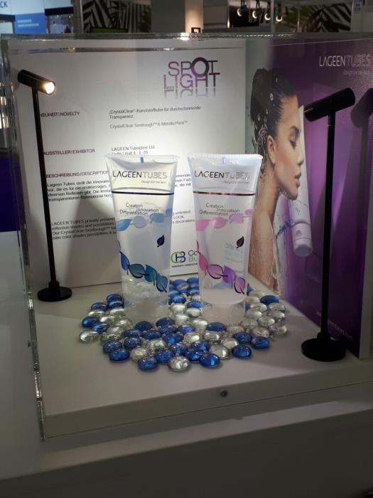 LageenTubes at Cosmetic Business exhibition in Munich, June 2017